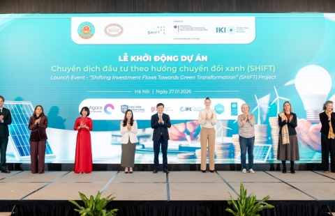 Thép Việt-Sing tham dự Khởi động Dự án 'Chuyển dịch đầu tư theo hướng chuyển đổi xanh'